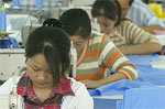 Chinese textiles workers