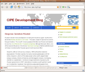 CIPE Blog